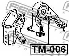Подвеска двигателя FEBEST TM-006 - изображение 1