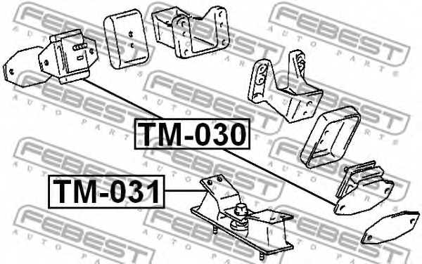 Подвеска двигателя FEBEST TM-031 - изображение 1