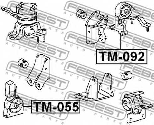 Подвеска двигателя FEBEST TM-055 - изображение 1