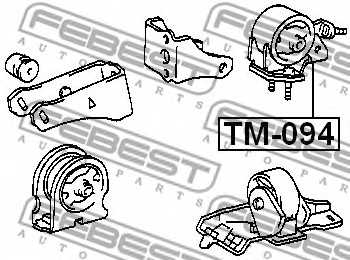 Подвеска двигателя FEBEST TM-094 - изображение 1