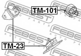 Подвеска двигателя FEBEST TM-101 - изображение 1
