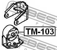 Подвеска двигателя FEBEST TM-103 - изображение 1