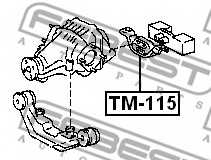 Опора, дифференциал FEBEST TM-115 - изображение 1