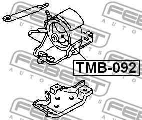 Подвеска двигателя FEBEST TMB-092 - изображение 1