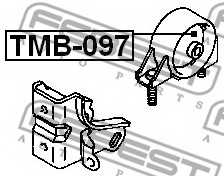 Подвеска двигателя FEBEST TMB-097 - изображение 1