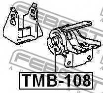 Подвеска двигателя FEBEST TMB-108 - изображение 1