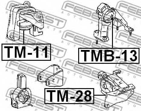 Подвеска двигателя FEBEST TMB-13 - изображение 1