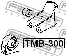 Подвеска двигателя FEBEST TMB-300 - изображение 1