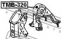 Подвеска двигателя FEBEST TMB-320 - изображение 1