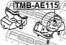 Подвеска двигателя FEBEST TMB-AE115 - изображение 1