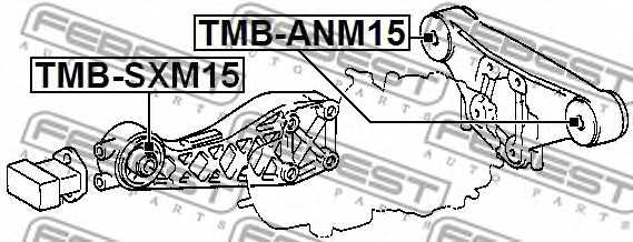 Опора, дифференциал FEBEST TMB-ANM15 - изображение 1