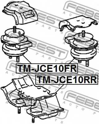 Подвеска двигателя FEBEST TM-JCE10RR - изображение 1