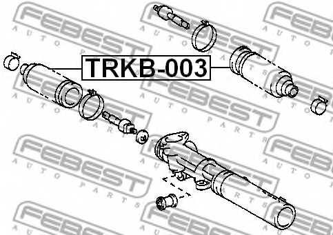 Пыльник рулевого управления FEBEST TRKB-003 - изображение 1
