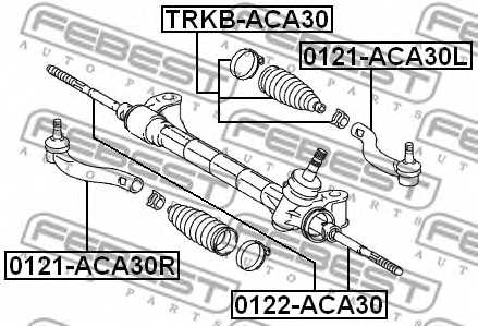 Пыльник рулевого управления FEBEST TRKB-ACA30 - изображение 1