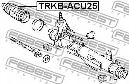 Пыльник рулевого управления FEBEST TRKB-ACU25 - изображение 1