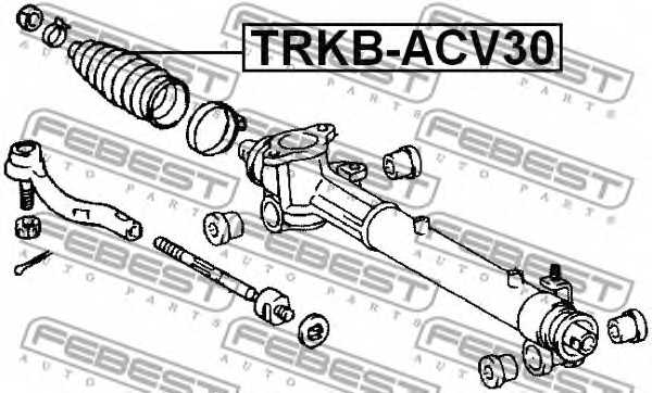 Пыльник рулевого управления FEBEST TRKB-ACV30 - изображение 1