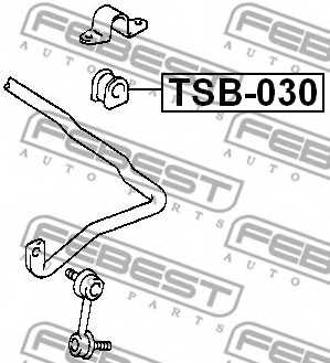 Опора стабилизатора FEBEST TSB-030 - изображение 1