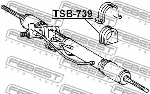 Подвеска рулевого управления FEBEST TSB-739 - изображение 1