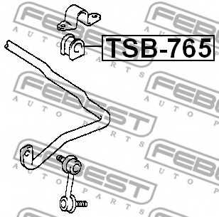 Опора стабилизатора FEBEST TSB-765 - изображение 1