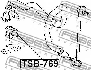 Опора стабилизатора FEBEST TSB-769 - изображение 1