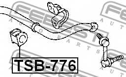 Опора стабилизатора FEBEST TSB-776 - изображение 1