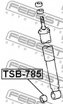 Втулка амортизатора <b>FEBEST TSB-785</b> - изображение 1