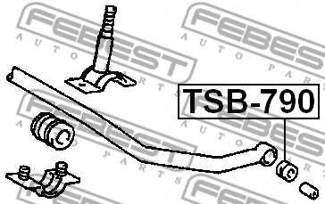 Опора стабилизатора FEBEST TSB-790 - изображение 1