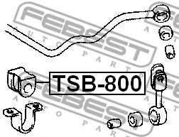 Опора стабилизатора FEBEST TSB-800 - изображение 1