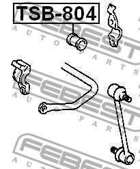 Опора стабилизатора FEBEST TSB-804 - изображение 1