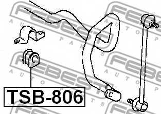 Опора стабилизатора FEBEST TSB-806 - изображение 1