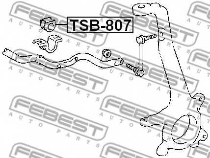 Опора стабилизатора FEBEST TSB-807 - изображение 1