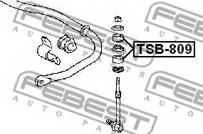Подвеска стойки вала FEBEST TSB-809 - изображение 1