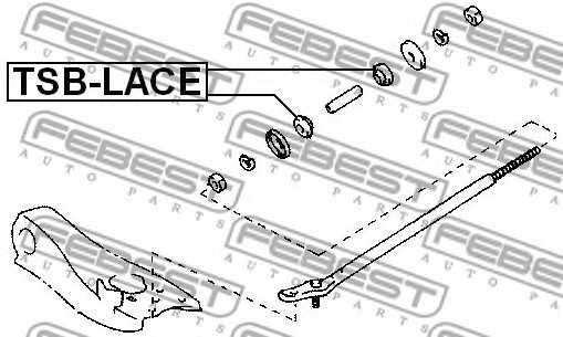 Подвеска рычага независимой подвески колеса FEBEST TSB-LACE - изображение 1
