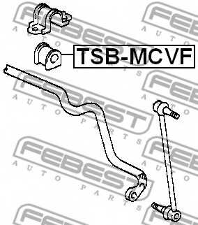 Опора стабилизатора FEBEST TSB-MCVF - изображение 1
