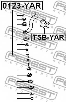 Опора стабилизатора FEBEST TSB-YAR - изображение 1