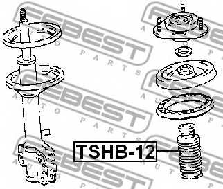 Пыльник амортизатора FEBEST TSHB-12 - изображение 1