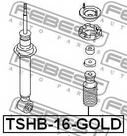 Пыльник амортизатора FEBEST TSHB-16-GOLD - изображение 1