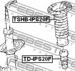 Пыльник амортизатора FEBEST TSHB-IPS20F - изображение 1