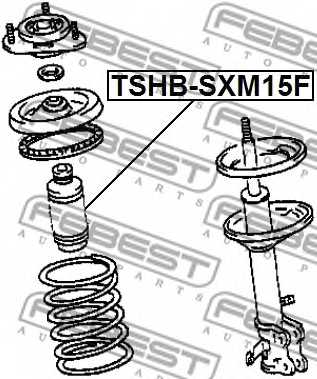 Пыльник амортизатора FEBEST TSHB-SXM15F - изображение 1