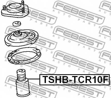 Пыльник амортизатора FEBEST TSHB-TCR10F - изображение 1
