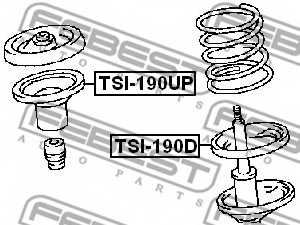 Тарелка пружины FEBEST TSI-190D - изображение 1