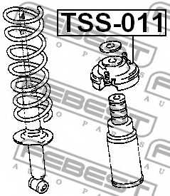 Подвеска амортизатора FEBEST TSS-011 - изображение 1