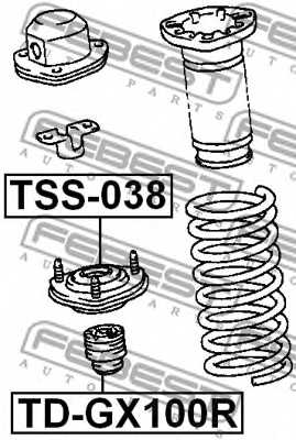 Подвеска амортизатора FEBEST TSS-038 - изображение 1