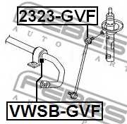 Опора стабилизатора FEBEST VWSB-GVF - изображение 1
