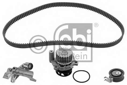 F_рем.комплект грм! с помпой Audi A3/A6/TT, Seat Ibiza 1.8T Quattro 95> <b>FEBI BILSTEIN 45122</b> - изображение