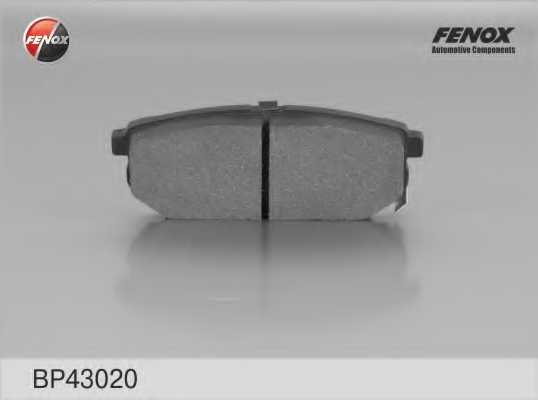 Колодки тормозные дисковые передний для KIA SORENTO(JC) <b>FENOX BP43020 / 605773</b> - изображение