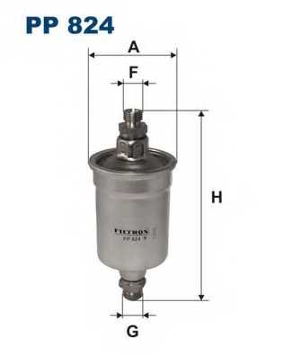 Фильтр топливный FILTRON PP824 - изображение