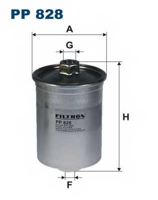 Фильтр топливный FILTRON PP828 - изображение