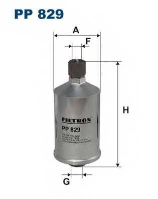Фильтр топливный FILTRON PP829 - изображение