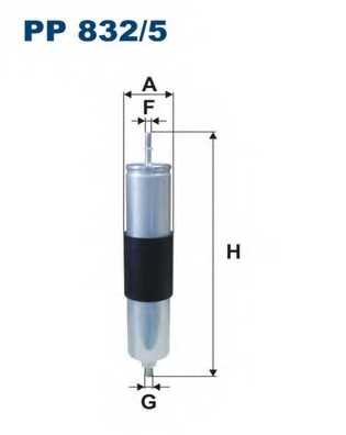 Фильтр топливный FILTRON PP832/5 - изображение